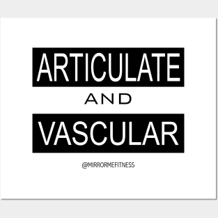 ARTICULATE + VASCULAR | Black Ink Posters and Art